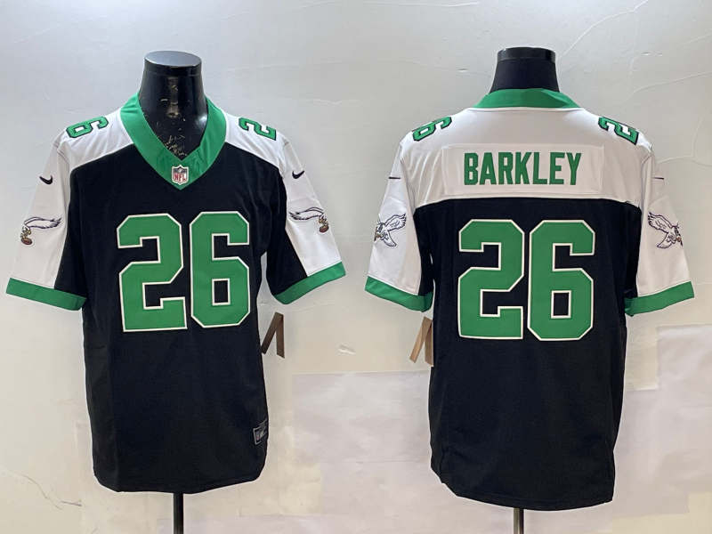 Men Philadelphia Eagles #26 Barkley black Nike Limited NFL 2025 Jersey style 00->philadelphia eagles->NFL Jersey
